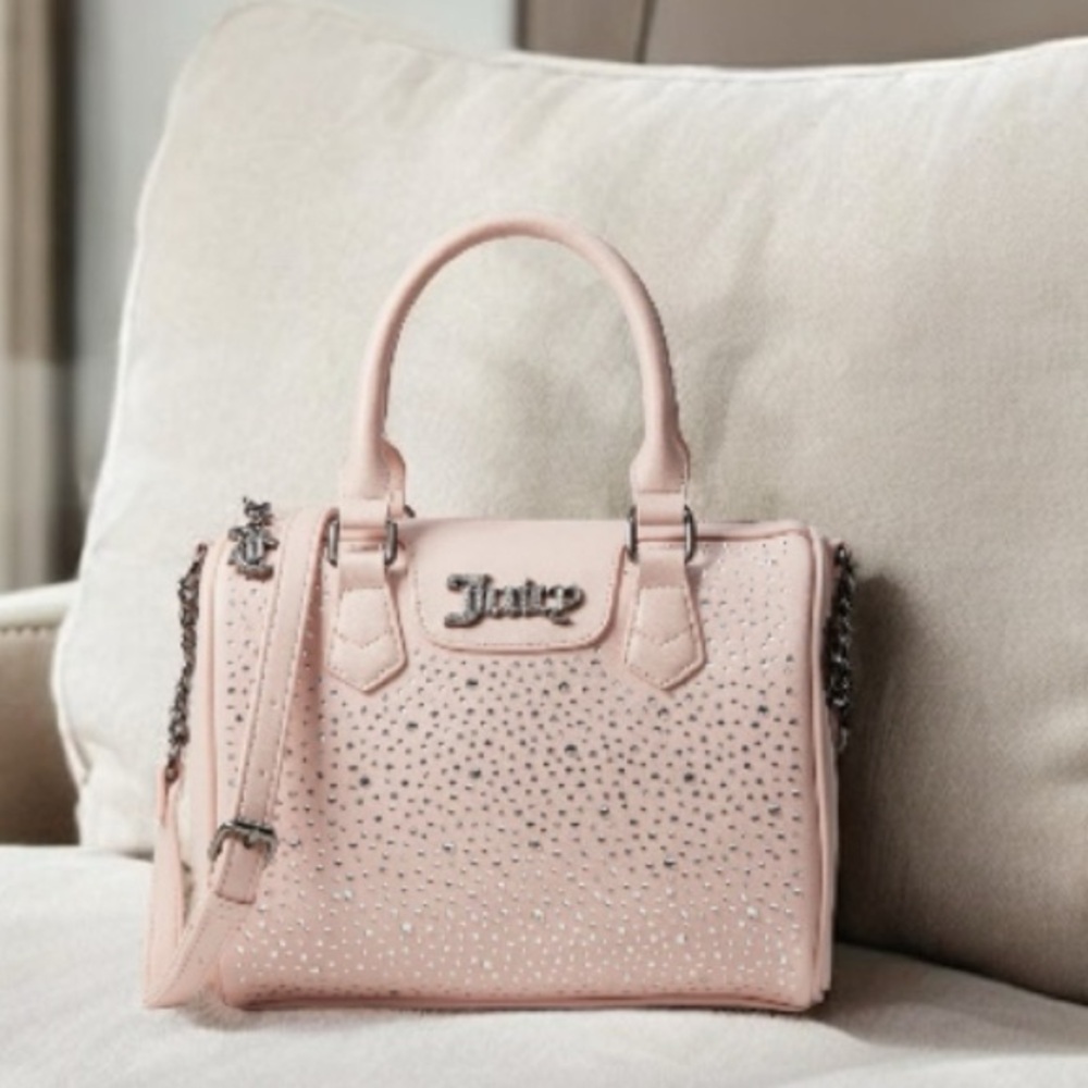 Juicy Couture Bling Satchel Hand Bag Y2K